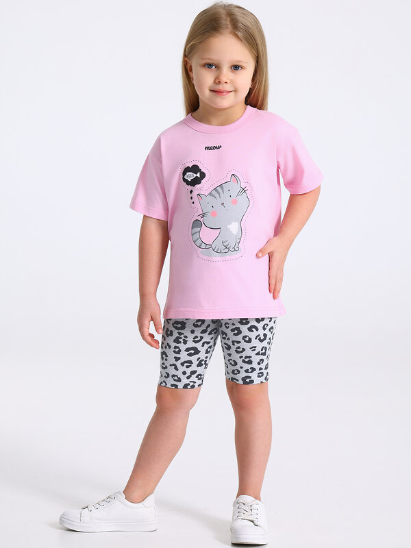 Апрель Велосипедки 583073 1ДШВ4681804н темно-серый леопард на сером