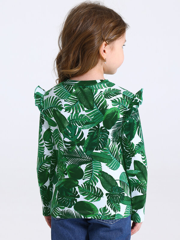 Апрель Лонгслив 583074 1ДДЛД4951067н монстера