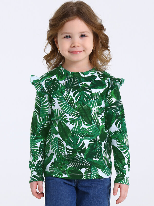 Апрель Лонгслив 583074 1ДДЛД4951067н монстера