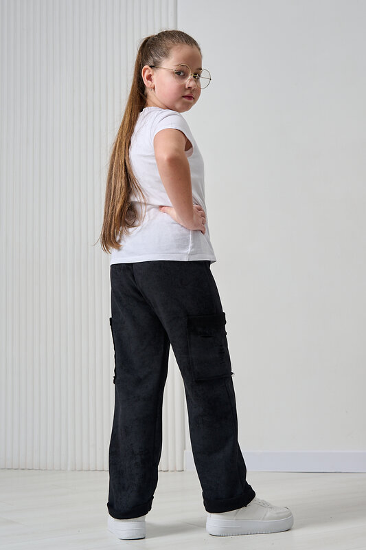 Натали Брюки 583084 67195 черный винтаж