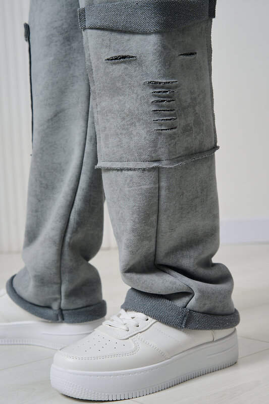 Натали Брюки 583085 67195 серый винтаж