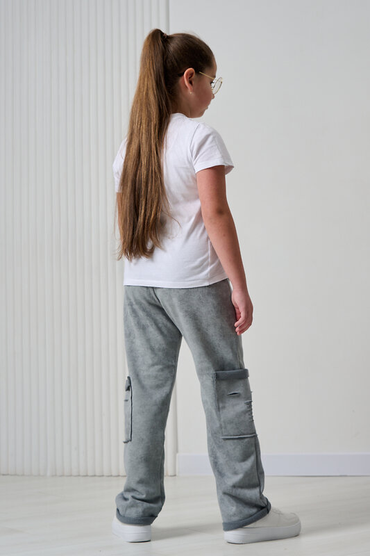 Натали Брюки 583085 67195 серый винтаж