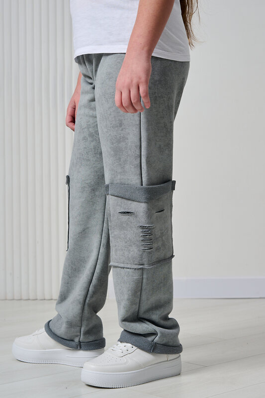 Натали Брюки 583085 67195 серый винтаж