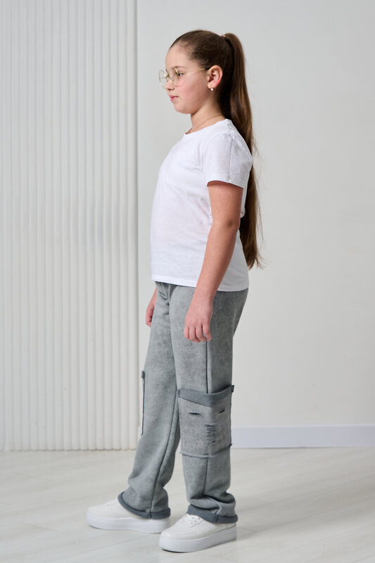 Натали Брюки 583085 67195 серый винтаж