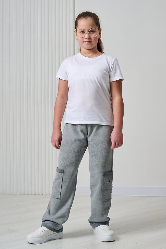 Натали Брюки 583085 67195 серый винтаж