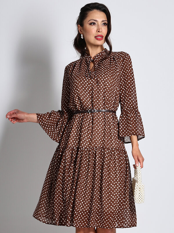 DStrend Платье 583092 ПМ-0956 Коричневый