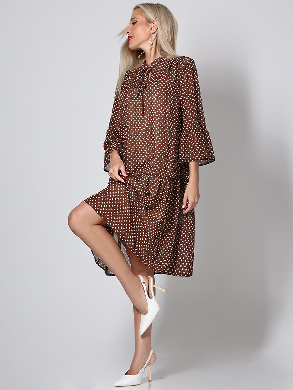 DStrend Платье 583092 ПМ-0956 Коричневый