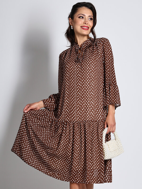 DStrend Платье 583092 ПМ-0956 Коричневый