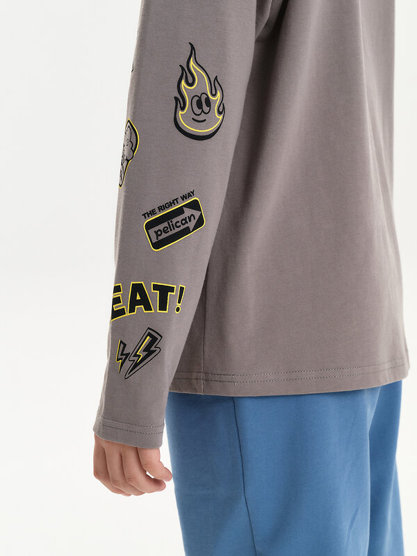 PELICAN Джемпер 583160 BFJ3387U Серый