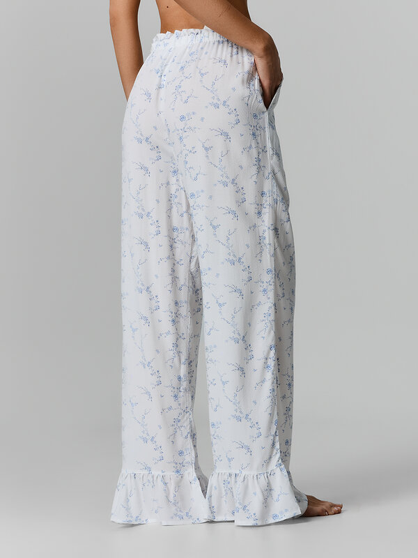 MARK FORMELLE Брюки 583178 532433 цветы на св.молочном