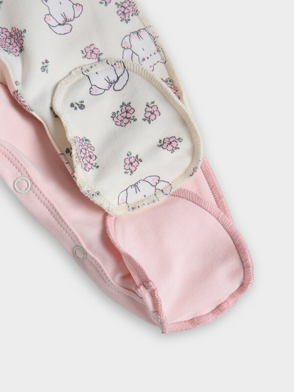 MARK FORMELLE Комбинезон 583207 14005-1-2 котики с цветами на молочном +розовый