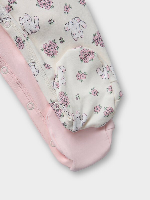 MARK FORMELLE Комбинезон 583208 14005-2 котики с цветами на молочном +розовый