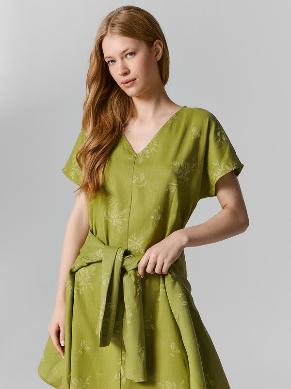 MARK FORMELLE Платье 583234 152564 цветы на оливковом