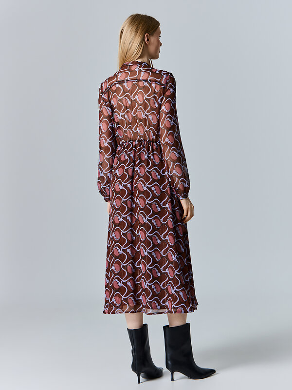 MARK FORMELLE Платье 583235 154027 абстракция на бордо