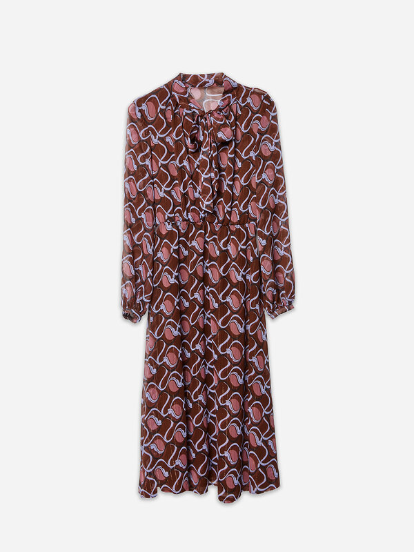 MARK FORMELLE Платье 583235 154027 абстракция на бордо
