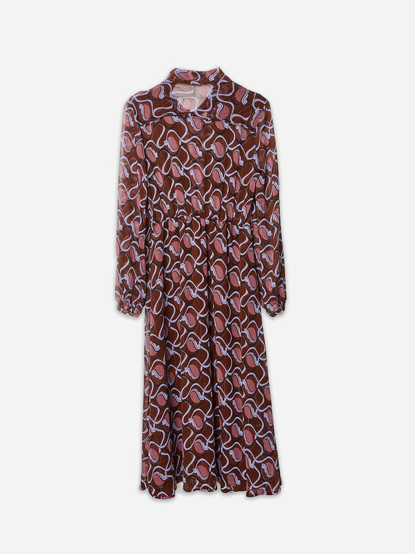 MARK FORMELLE Платье 583235 154027 абстракция на бордо