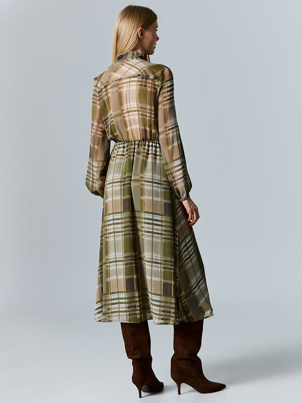 MARK FORMELLE Платье 583236 154027 зеленая клетка