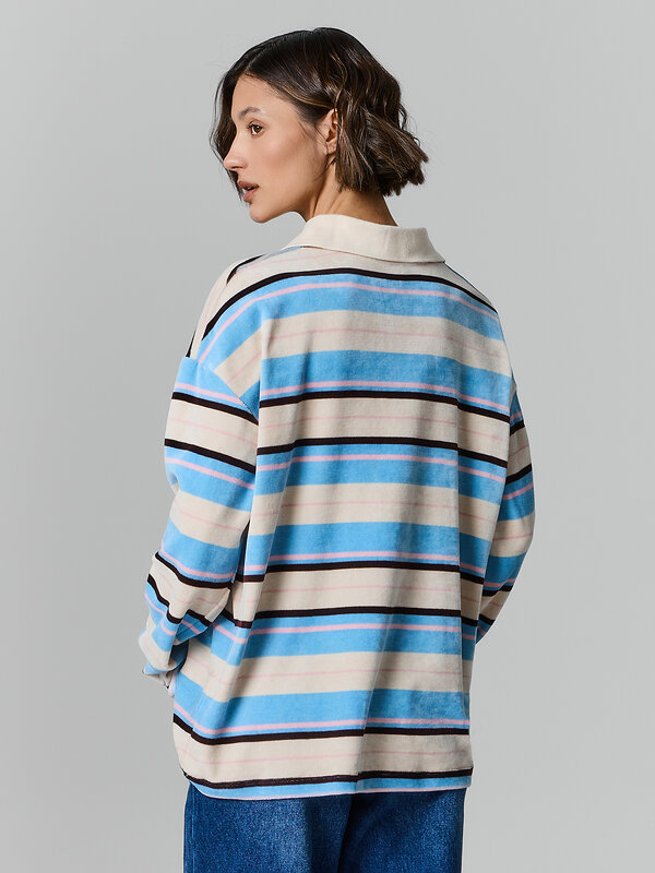 MARK FORMELLE Поло 583239 122851 разноцветная полоска на молочном