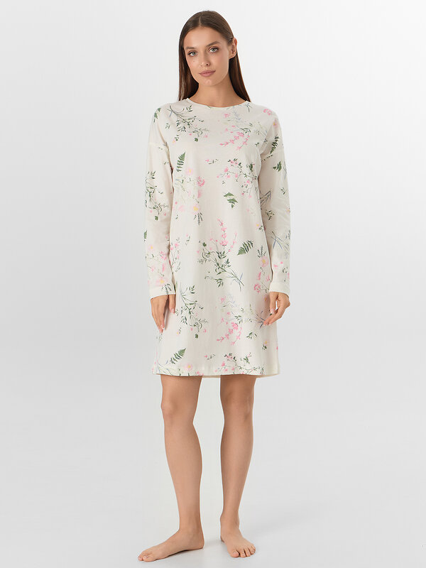 MARK FORMELLE Сорочка 583242 572362 полевые цветы на молочном