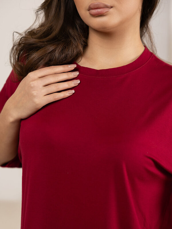 Текс-плюс Футболка 583272 00-00246976 Бордовый