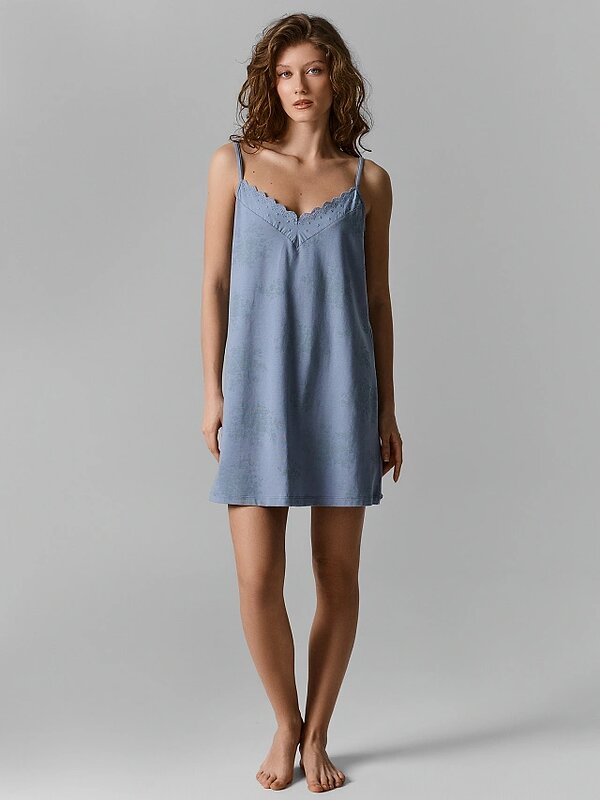 MARK FORMELLE Сорочка 583309 152496 цветы на сизом