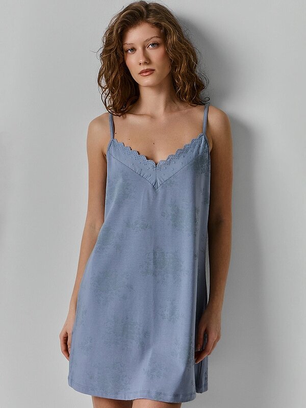 MARK FORMELLE Сорочка 583309 152496 цветы на сизом