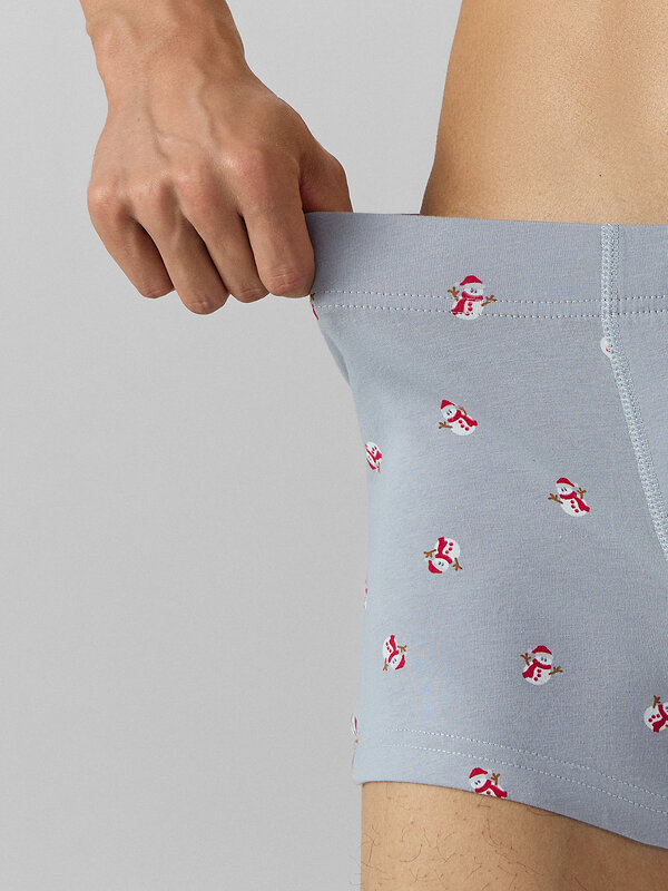 MARK FORMELLE Трусы 583336 411230 снеговики на сером
