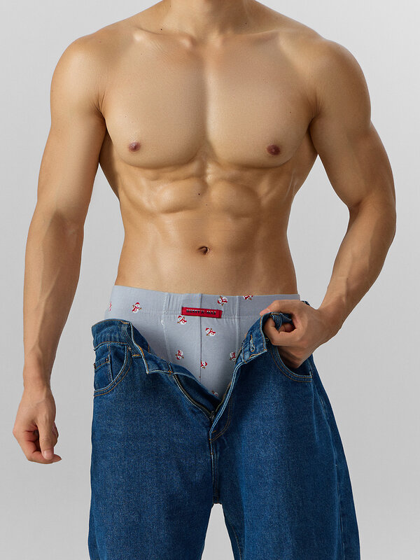 MARK FORMELLE Трусы 583336 411230 снеговики на сером