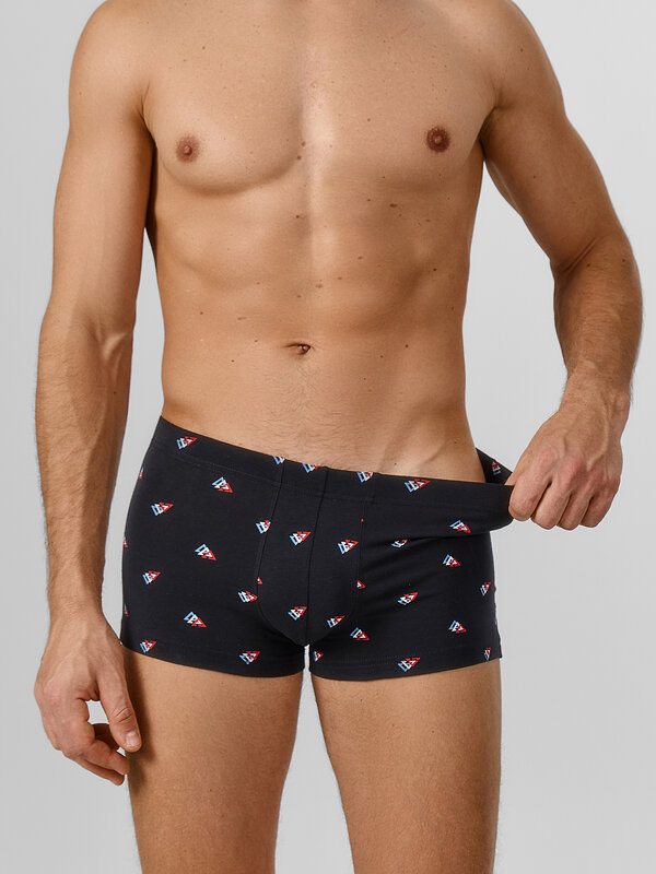 MARK FORMELLE Трусы 583340 411229-2 узор на черном +пыльный.голубой