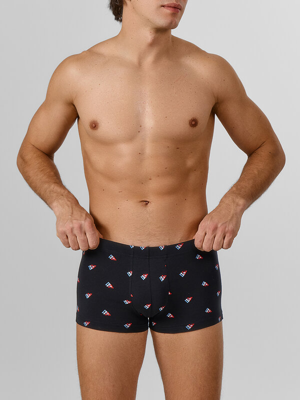 MARK FORMELLE Трусы 583340 411229-2 узор на черном +пыльный.голубой