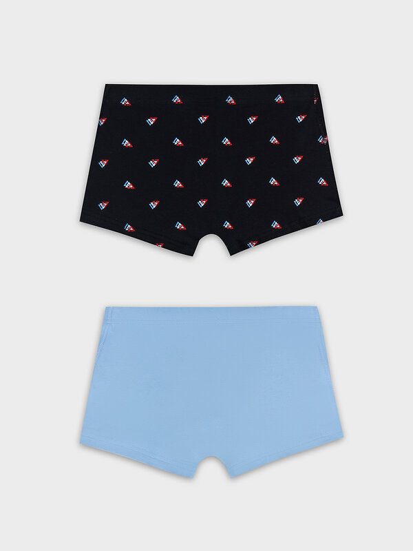 MARK FORMELLE Трусы 583340 411229-2 узор на черном +пыльный.голубой