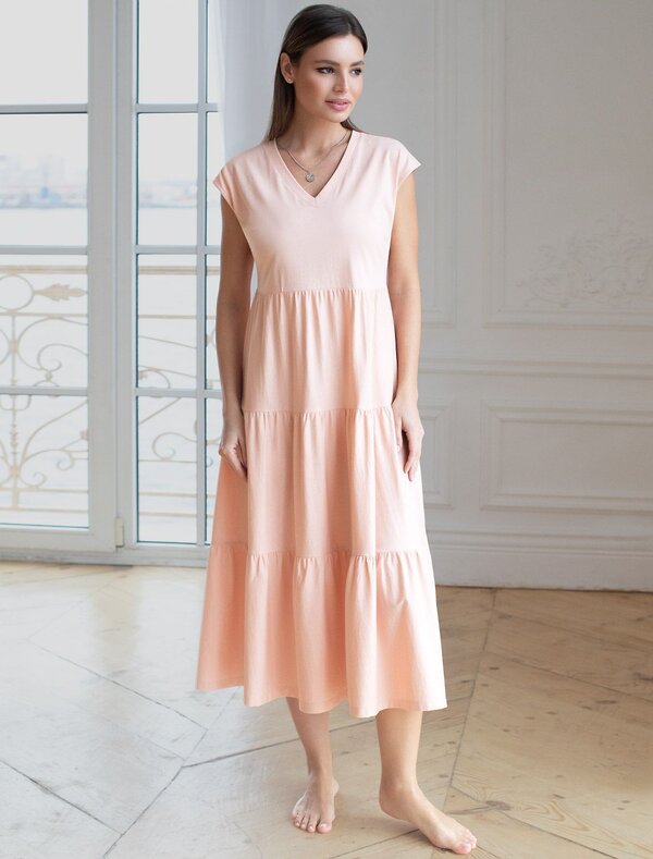 VILATTE Платье 583369 D42.123 пудра