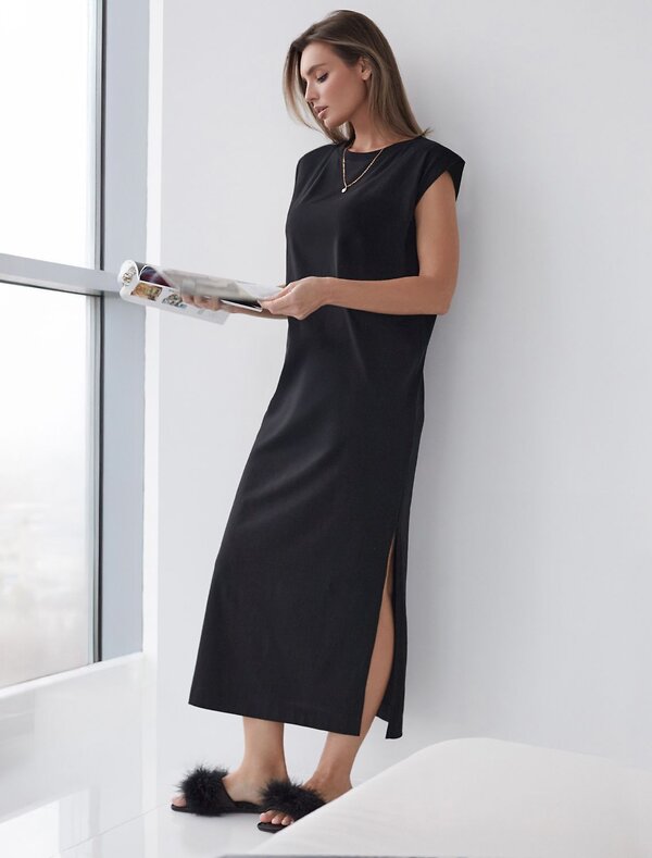 VILATTE Платье 583372 D42.124 черный