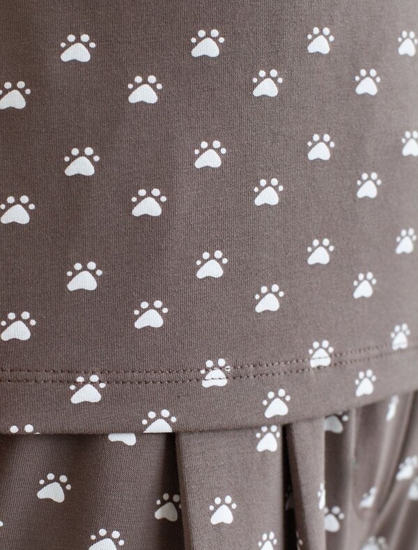 VILATTE Топ 583383 D43.234 кофе-белый лапы