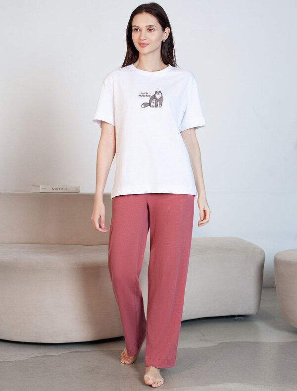 VILATTE Брюки 583391 D44.161 т.коралл