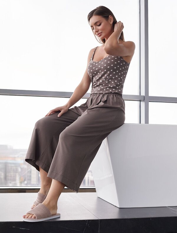 VILATTE Брюки 583395 D44.163 кофе