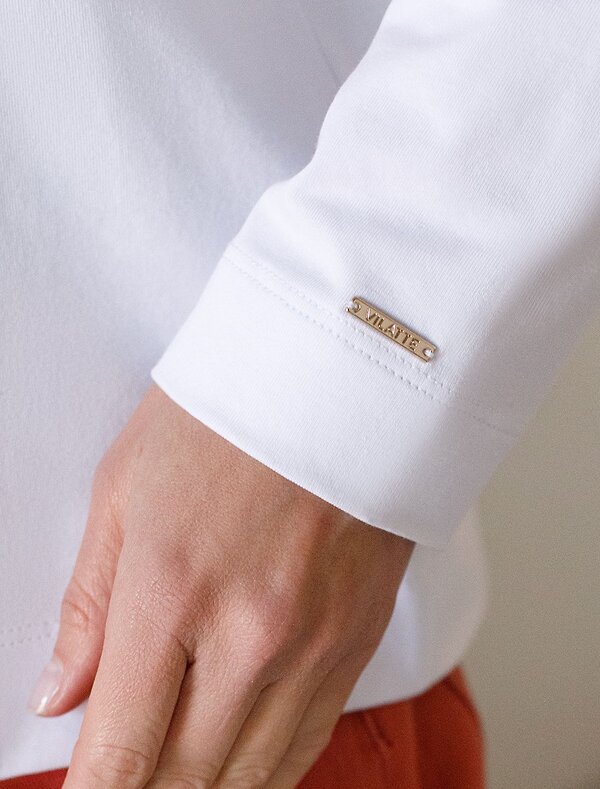 VILATTE Джемпер 583416 D49.148 белый_пастель