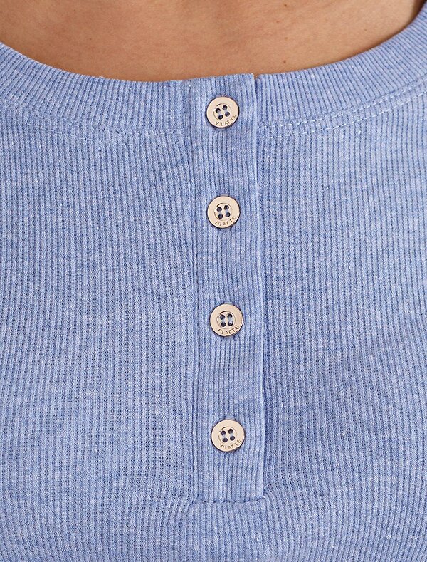 VILATTE Джемпер 583425 D49.151 голубой меланж