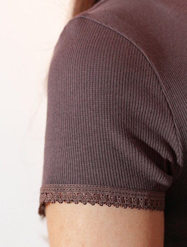 VILATTE Футболка 583432 D49.152 кофе