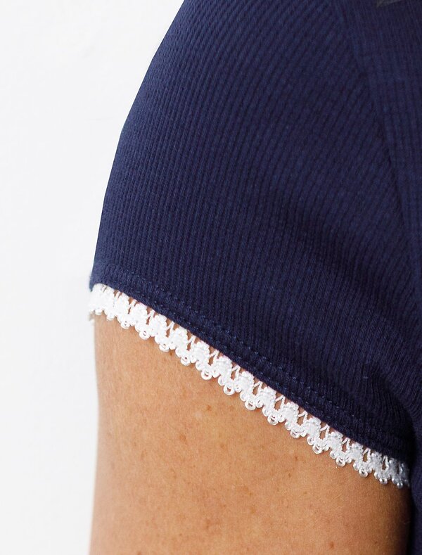 VILATTE Футболка 583440 D49.154 т.синий