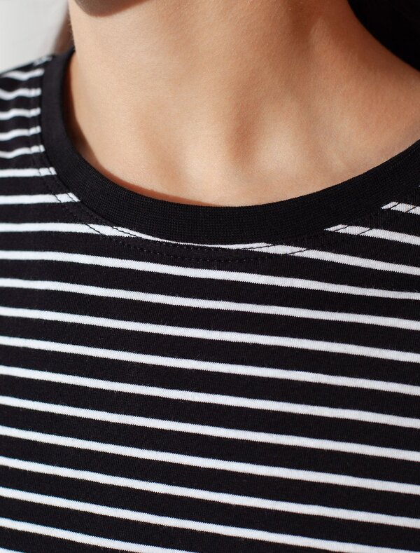 VILATTE Футболка 583442 D49.155 черный-белый