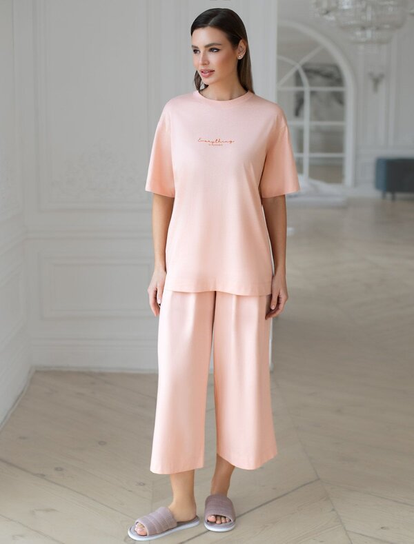 VILATTE Футболка 583446 D49.157 пудра_everything