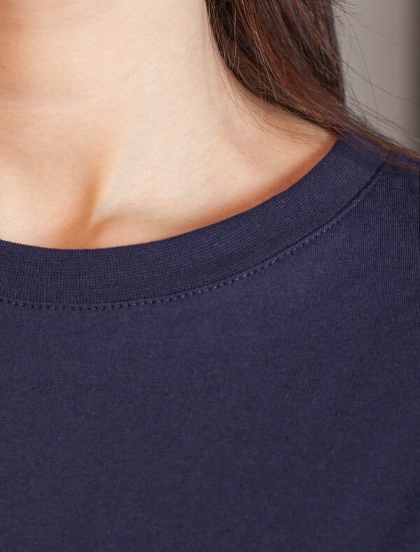 VILATTE Футболка 583447 D49.157 т.синий_awesome