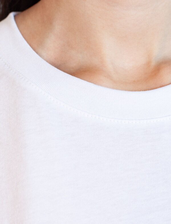 VILATTE Футболка 583449 D49.158 белый_love