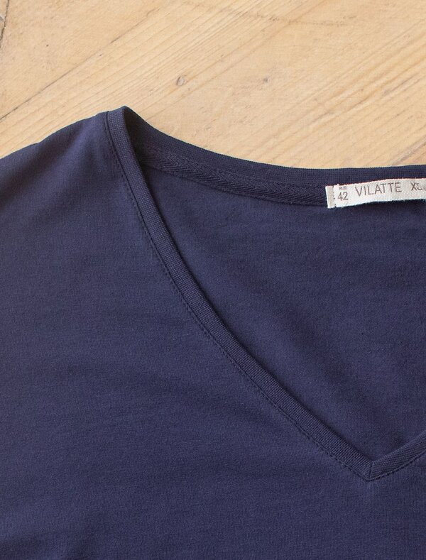 VILATTE Футболка 583465 D49.159 т.синий