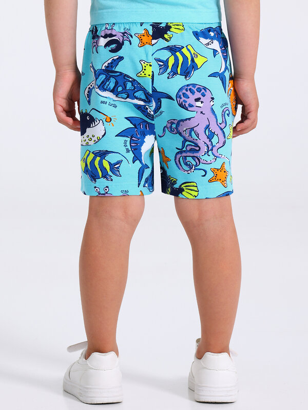 Апрель Шорты 583520 1ПШК4695804н морские обитатели на ментоле