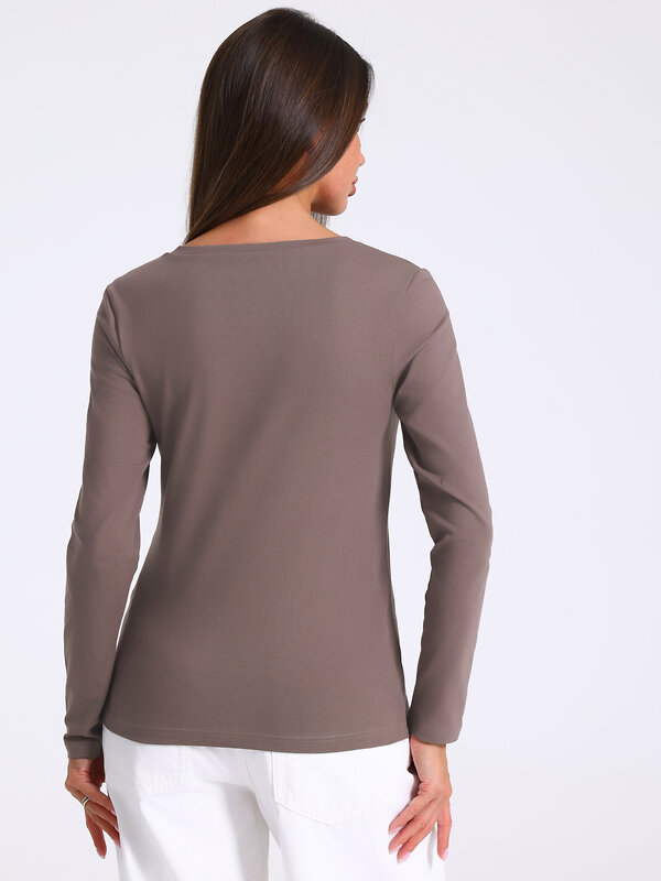 Апрель Лонгслив 583524 1ЖДЛД5090804 светло-коричневый