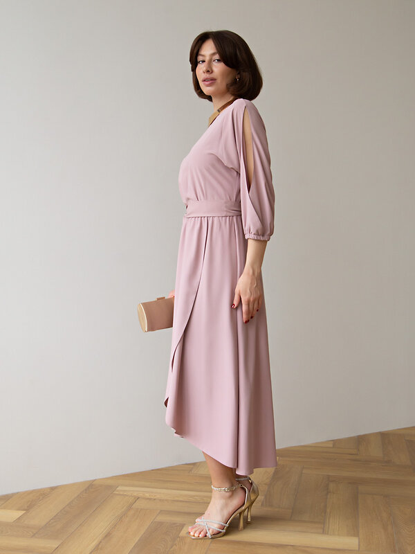 LT Collection Платье 583559 П15165-1М розовый