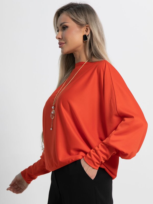 LT Collection Блуза 583562 Б15183-5М оранжевый