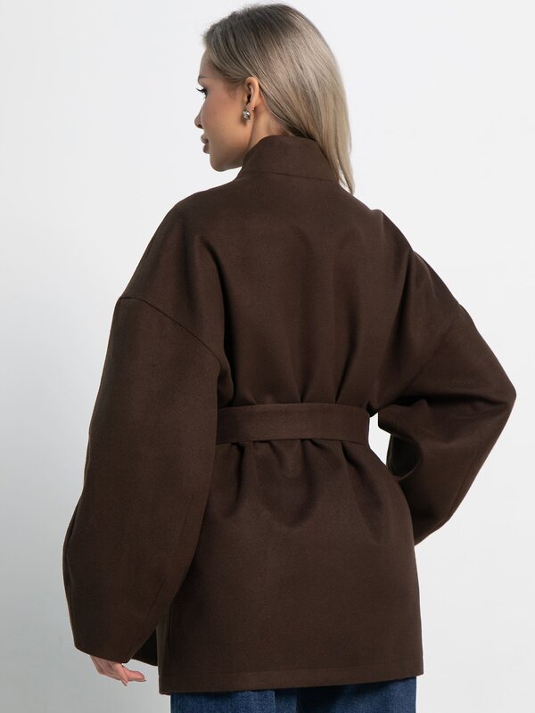 LT Collection Пальто 583563 Б15185-5М коричневый